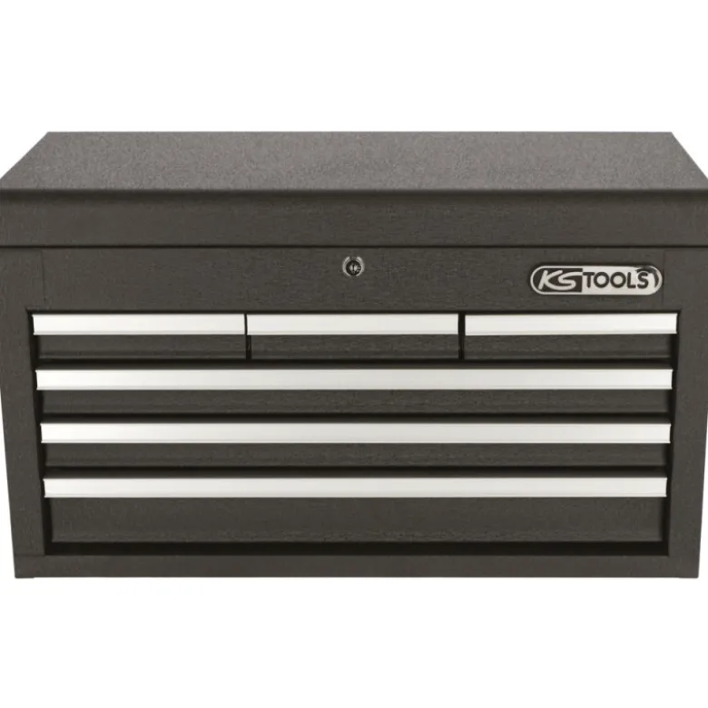 Coffret à outils 6 tiroirs avec compartiment supérieur KS TOOLS 891.0006