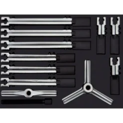 Coffret 12 pièces d’extracteurs universels 2 et 3 griffes KS TOOLS 700.1300