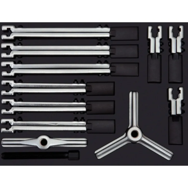 Coffret 12 pièces d’extracteurs universels 2 et 3 griffes KS TOOLS 700.1300