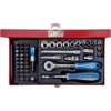 Coffret 1/4" 51 Pièces Douilles Et Embouts King Tony - 2551MR03