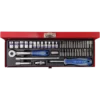 Coffret 1/4" 45 Pièces Douilles Et Embouts King Tony - 2545MR10