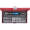 Coffret 1/4" 26 Pièces Mixtes King Tony - 2526SR02