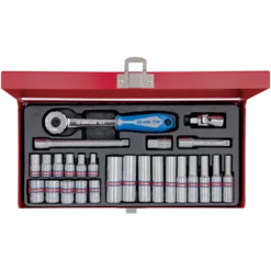 Coffret 1/4" 26 Pièces Mixtes King Tony - 2526SR02