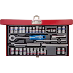 Coffret 1/4" 30 Pièces, Pouce Et Mm King Tony - 2530CR02