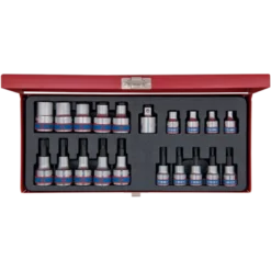 Coffret 3/8-1/2 Torx 20 Pièces King Tony - 7120PR