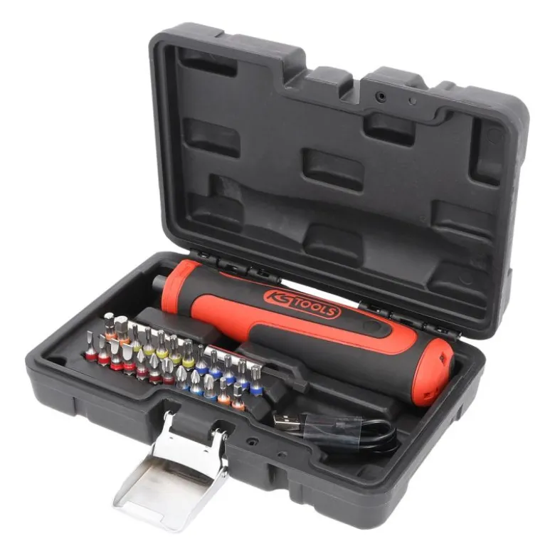 Coffret tournevis sur batterie et embouts eMONSTER 1/4" 27 pièces 6Nm KS TOOLS - 515.6550