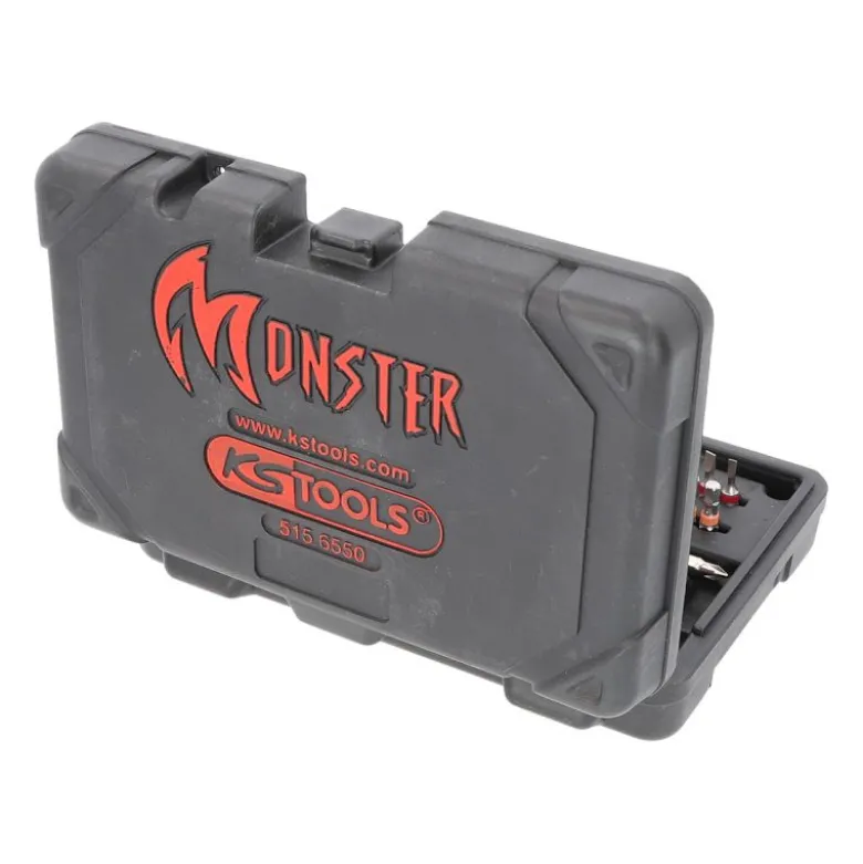 Coffret tournevis sur batterie et embouts eMONSTER 1/4" 27 pièces 6Nm KS TOOLS - 515.6550