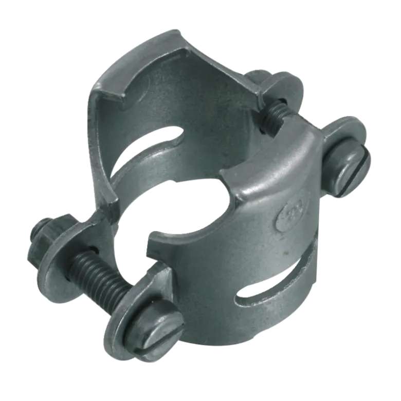 Collier de serrage de sécurité en acier galvanisé pour tuyau Ø ext. 14mm à 43mm PREVOST