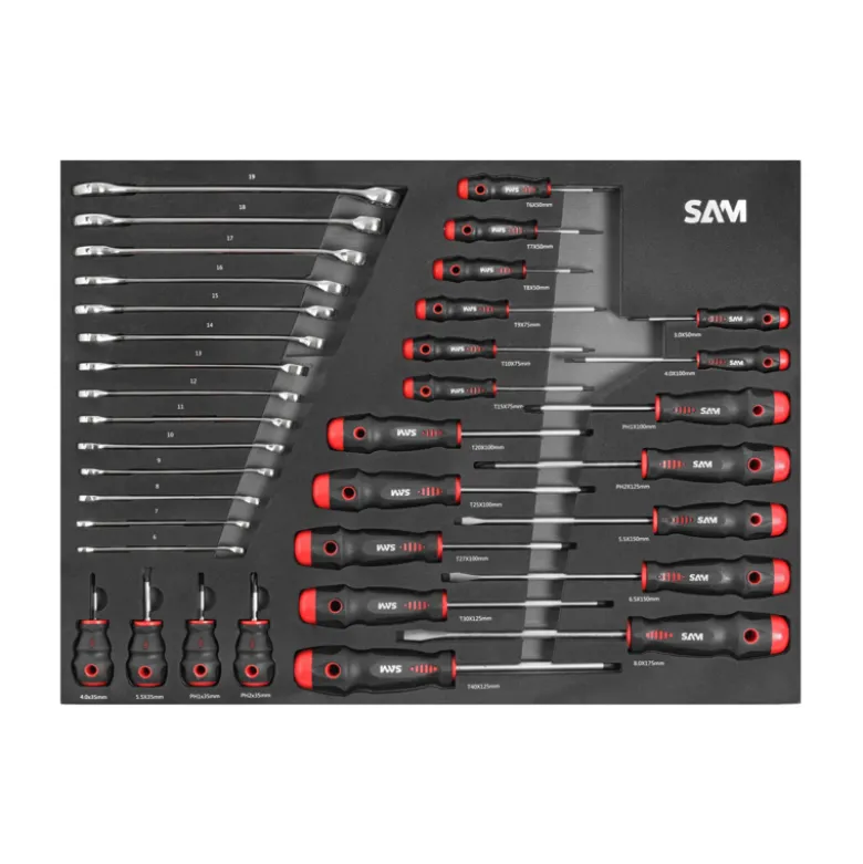 Composition agricole et pl de 244 outils en module mousse SAM - CPP-244MM
