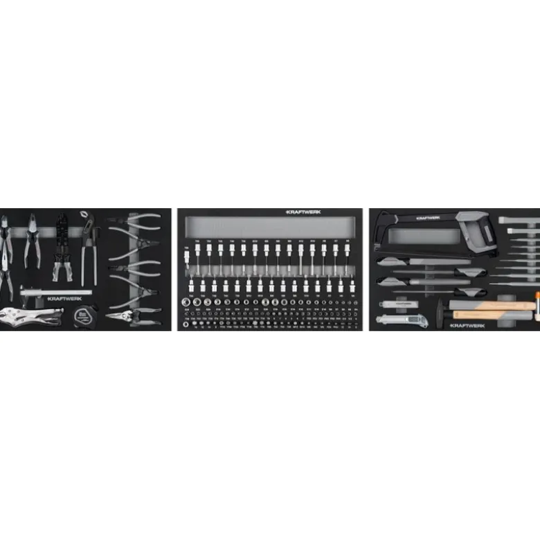Composition d'outils BASIC LINE , 147 pièces - KRAFTWERK 105.103.003