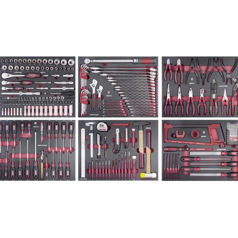 Composition d'outils 308 Pièces 6 Modules COMPLETO EVA KRAFTWERK 105.515.000