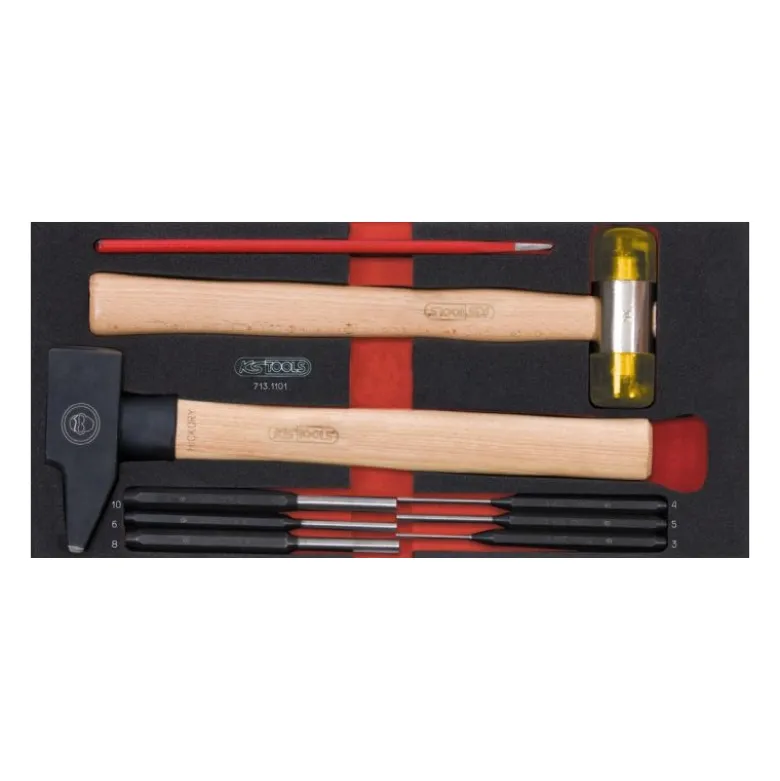 Composition d'Outils pour Carrosserie - 166 Pièces KS Tools - 714.0154