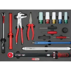 Composition d'outils spéciale roue pour servante, 60 pièces KS Tools 714.0060