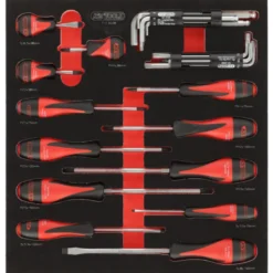 Composition d'outils 4 tiroirs pour servante, 173 pièces KS TOOLS 714.0173