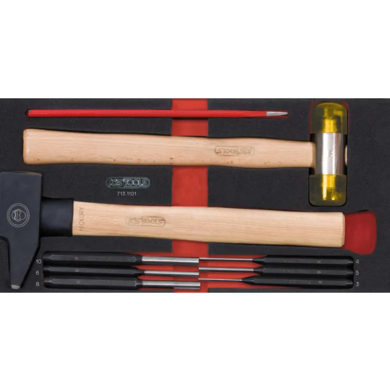 Composition d'outils 5 tiroirs pour servante, 384 pièces KS TOOLS 714.0380