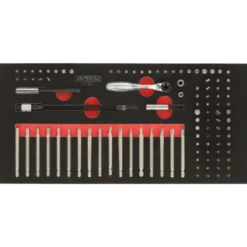 Composition d'outils 6 tiroirs pour servante, 455 pièces KS TOOLS 714.0452