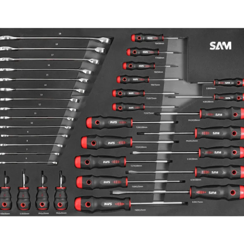 Composition 242 Outils Carrosserie SAM Outillage - CP-242CAR