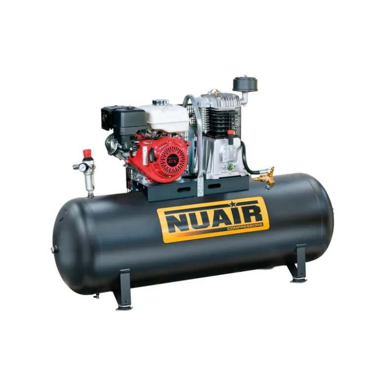 Compresseur d'air à moteur thermique 9 CV, 200 L NUAIR 169030NU