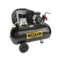 Compresseur d'air à piston B3800B/100CM3, 3 CV, 100L, Pression 10 bar, 400 tri NUAIR 142520NU