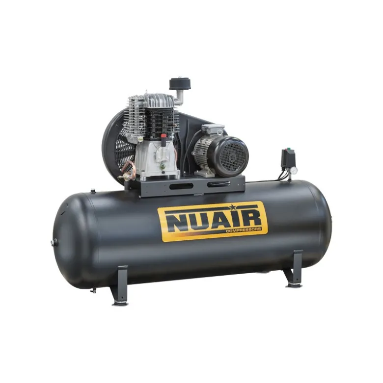 Compresseur d'air à piston 10 CV, 500 L, Pression 11 bar, 400 V tri NUAIR 183301NU