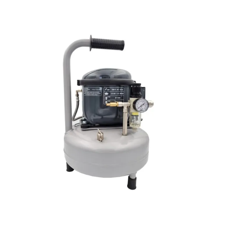 Compresseur d'air à piston insonorisé SILAIR 50/9, 340 W, 9 L, 230V - NUAIR 114910NU