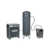 Compresseur d'air à piston insonorisé marche lente 5.5 CV, 500 L, 400 tri, avec sécheur NUAIR 104200MDNU