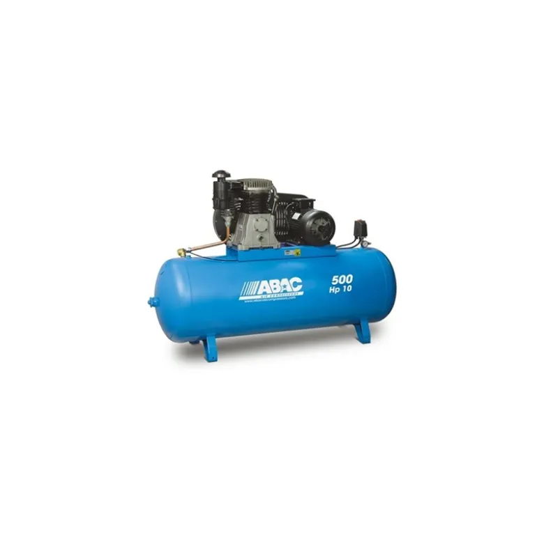 Compresseur d'air à piston 500L 10 Cv 15 Bar Série Line ABAC