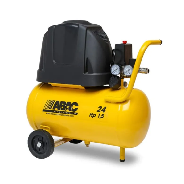 Compresseur d'air à pistons Pole position B15 Baseline, 230V monophasé, 24 L, 1.5 Cv, 8 Bar - ABAC 1129100009