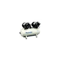 Compresseur d'air à pistons pour dentiste et labo MED640/90F/6T, 6 CV, 90 L - NUAIR 145510NU