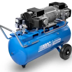 Compresseur d'air pistons silencieux 100L 4CV 10 BAR ABAC Tech ATF-S 4 100 10 Tri