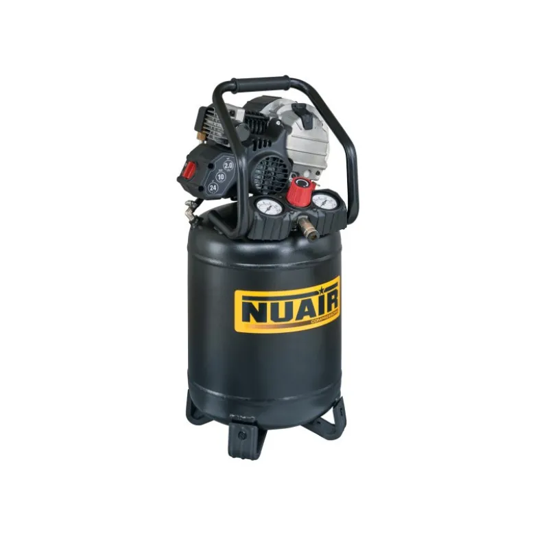 Compresseur d'air à piston vertical 2 CV - 24 L NUAIR 122900NU
