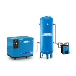 Compresseur d'air silencieux ensemble complet 500L 7.5Cv 11Bar, avec sécheur d'air - Gamme LN ABAC Complet B7000/LN 7.5-10