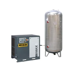 Compresseur d'air à vis 10 CV, 500 L, 400V tri NUAIR 251110CGNU
