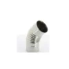 Coude 45° double paroi inox/inox pour fuel ou gaz intérieur ou extérieur Ø153 à 300mm - SOVELOR