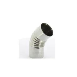 Coude 45° double paroi inox/inox pour fuel ou gaz intérieur ou extérieur Ø153 à 300mm - SOVELOR