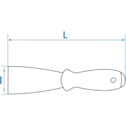 Couteau À Mastic Largeur 32Mm Inox King Tony - 9CJ1112