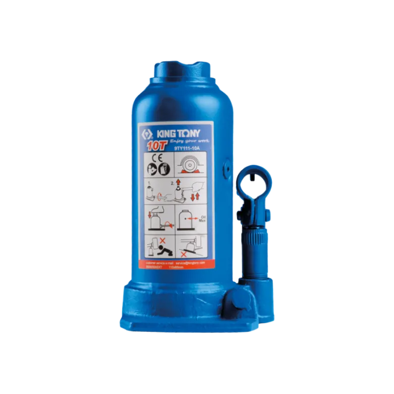 Cric Bouteille Hydraulique À Vérin 1 Étage Et Rehausse - Colonne 3.5T King Tony - 9TY111035A