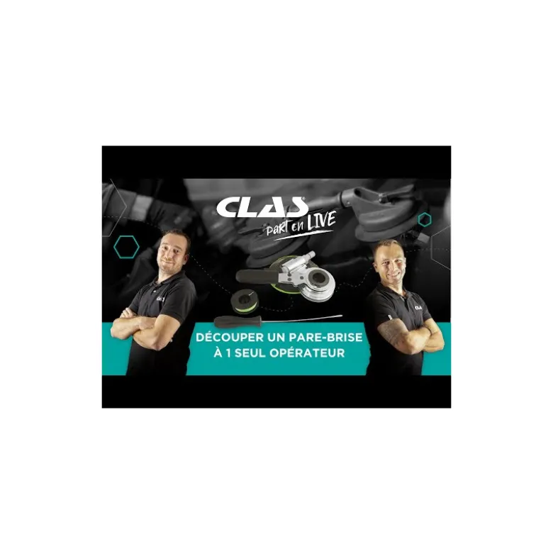 Decoupe pare brise a cliquet CLAS OC 6498