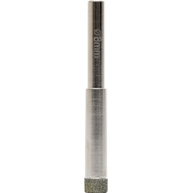 Diamant trépan à eau - D 6 mm à 10mm / tige 6mm ronde SIDAMO