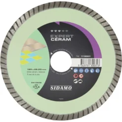Disque Diamant et Carbure à couronne continue 125 mm EXPERT CERAM SIDAMO 11130031