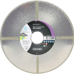 Disque Diamant et Carbure à couronne continue 180 mm CUTTING GLASS SIDAMO 11130121