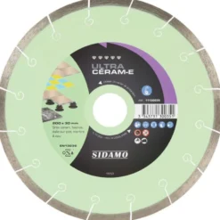 Disque Diamant et Carbure à couronne continue 180 mm ULTRA CERAM-E SIDAMO 11130034