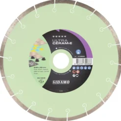 DISQUE DIAMANT ET CARBURE À COURONNE CONTINUE 230 MM ULTRA CERAM-E SIDAMO 11130036