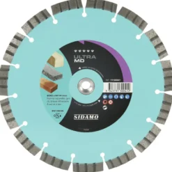 Disque Diamant et Carbure à segment ULTRA MD 230mm Tronçonnage matériaux durs SIDAMO 11130041