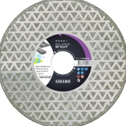 Disque Diamant et Carbure à segment 125 mm SURF N'CUT alésage 22,23 SIDAMO 11130116