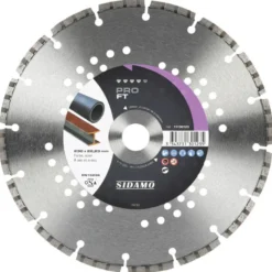 Disque Diamant et Carbure à segment SIDAMO PRO FT 230mm Tronçonnage fonte SIDAMO 11130123