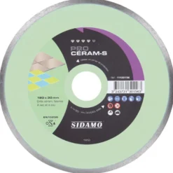 Disque Diamant PRO CERAM S - D 180 mm / Alésage 30 mm pour céramique et faïence SIDAMO 11130156
