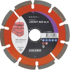 Disque diamant PRO JOINT SA 4 - D 125 mm / Alésage 22,23 SIDAMO 11130113
