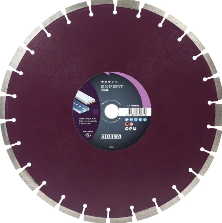 Disque diamant à segment 400 mm EXPERT BA SIDAMO 11130135