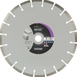 Disque Diamant à segment 300 mm EXPERT BETON Tronçonnage béton, alésage 25.4 mm SIDAMO 11130057